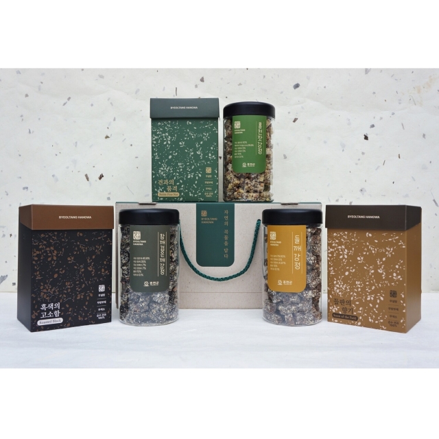홍천 잣 씨앗 강정 세트 3호